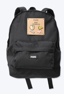 Nwt VS PINK mini backpack with decorative pins